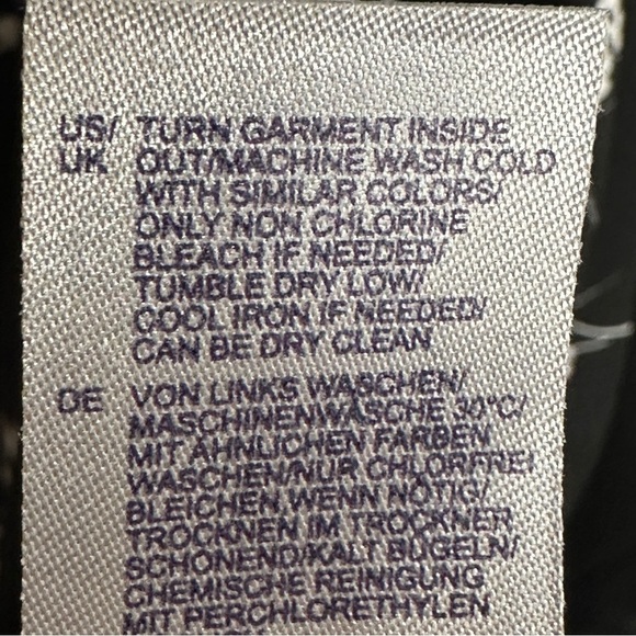 NYDJ pintuck blouse, sz 2X, black/white, flowy, v-neck, date night, fall, NEW - Picture 9 of 15